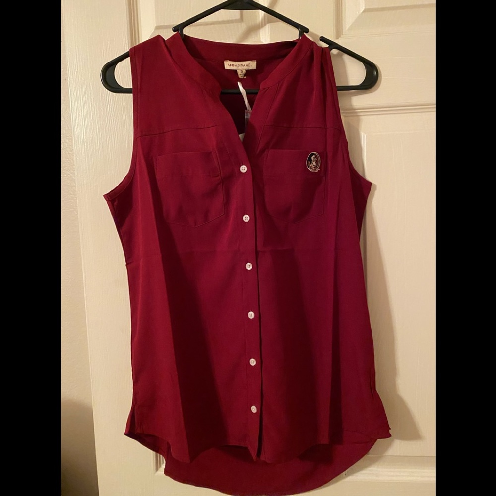 FSU sleeveless top
